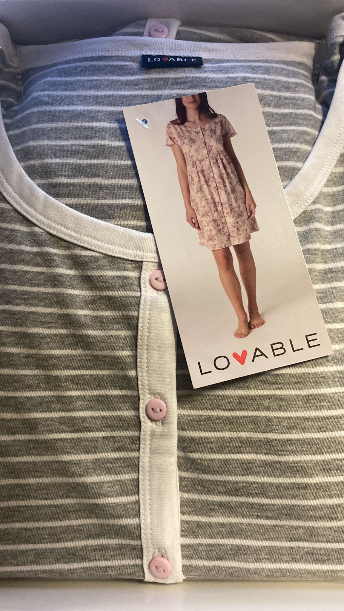 CAMICIA NOTTE DONNA "LOVABLE"