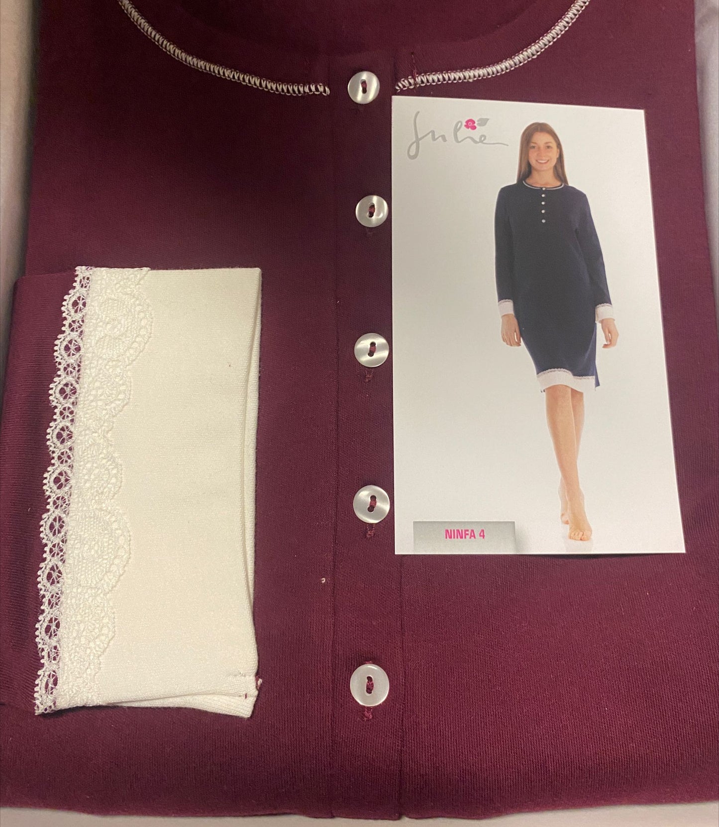 CAMICIA NOTTE  "JULIE"