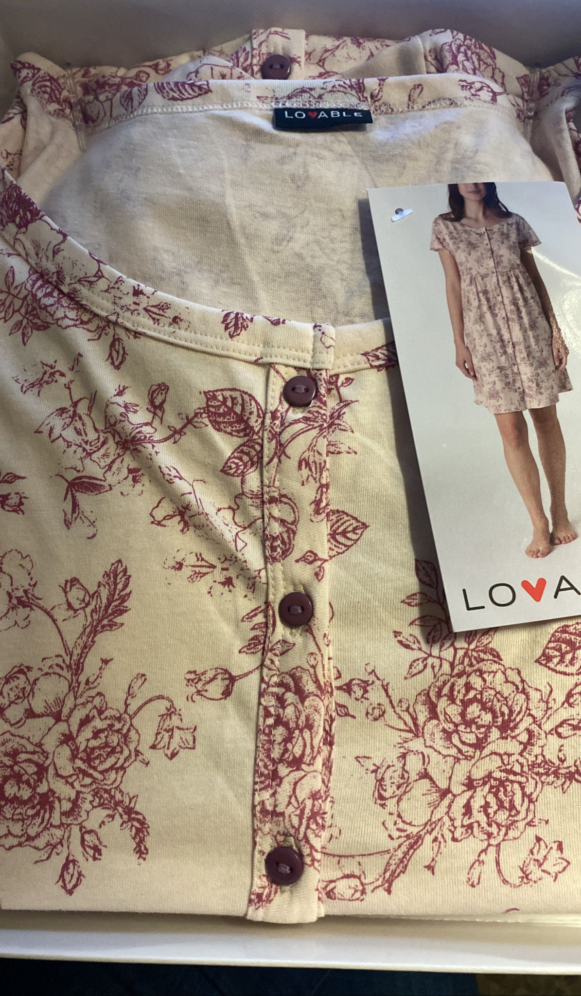 CAMICIA NOTTE DONNA "LOVABLE"